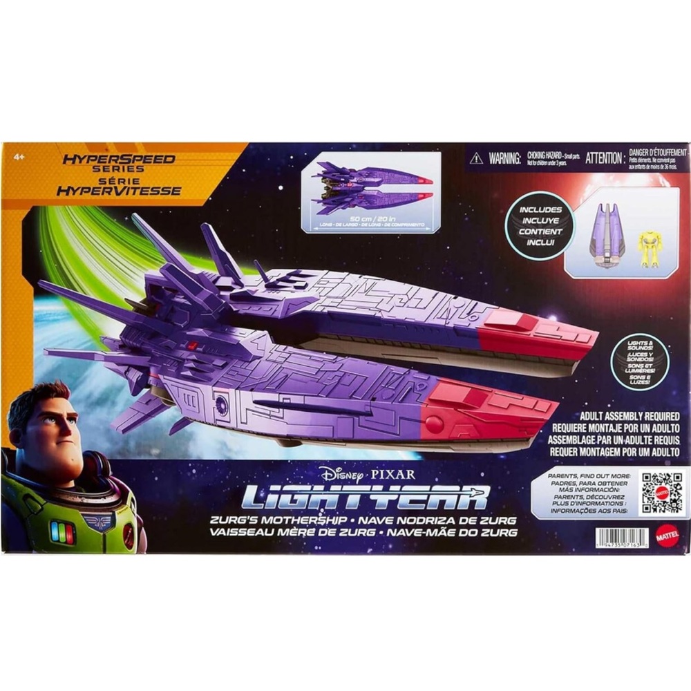 Disney Pixar Lightyear Hyperspeed Series Zurg Mothership